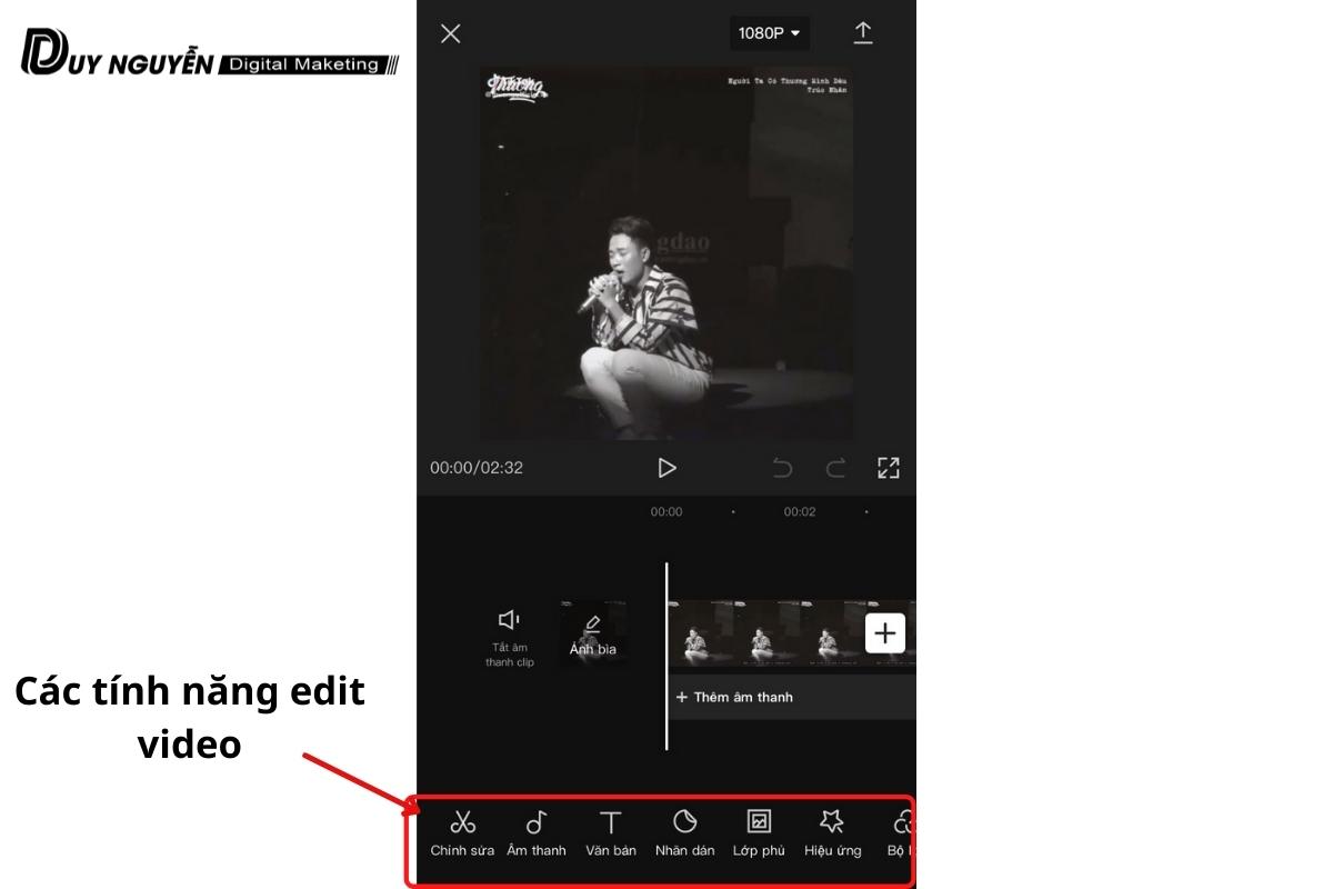 cách edit video tiktok bằng capcut