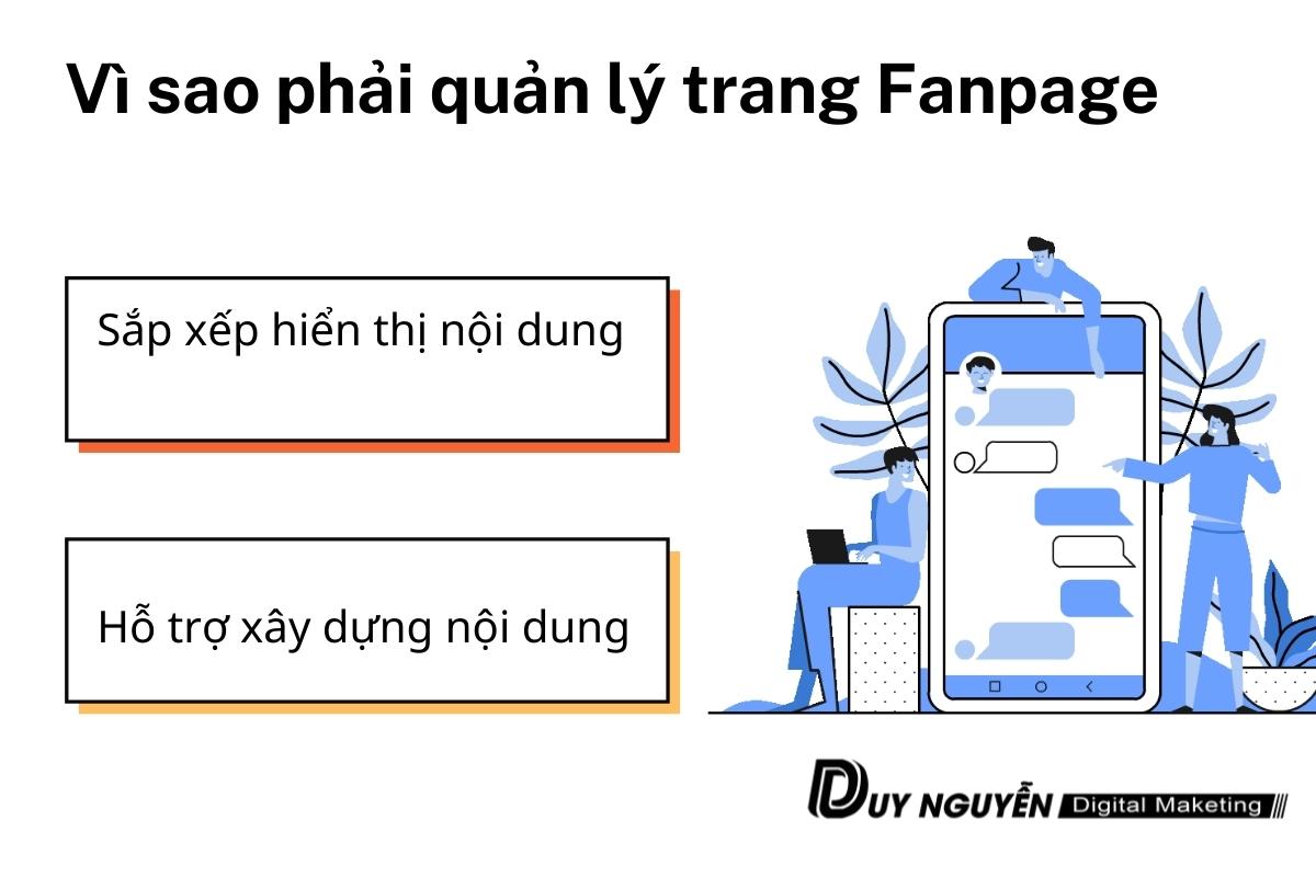 Quảng lý trang fanpage