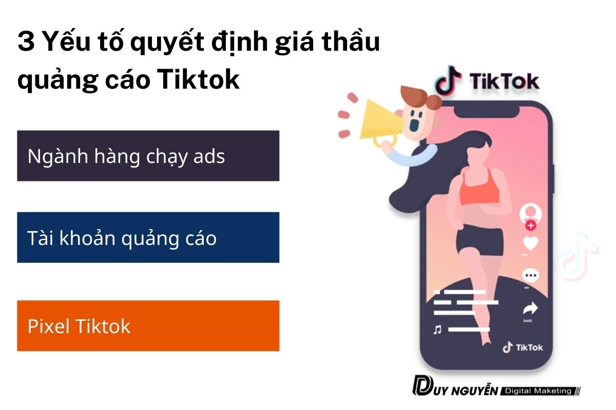 3 yếu tố quyết định đến giá thầu quảng cáo tiktok