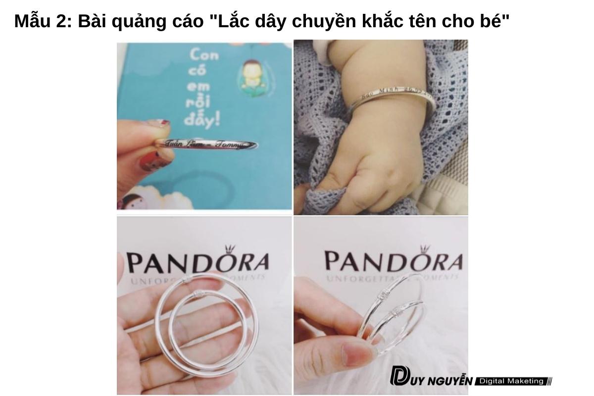 bài quảng cáo mẫu 2