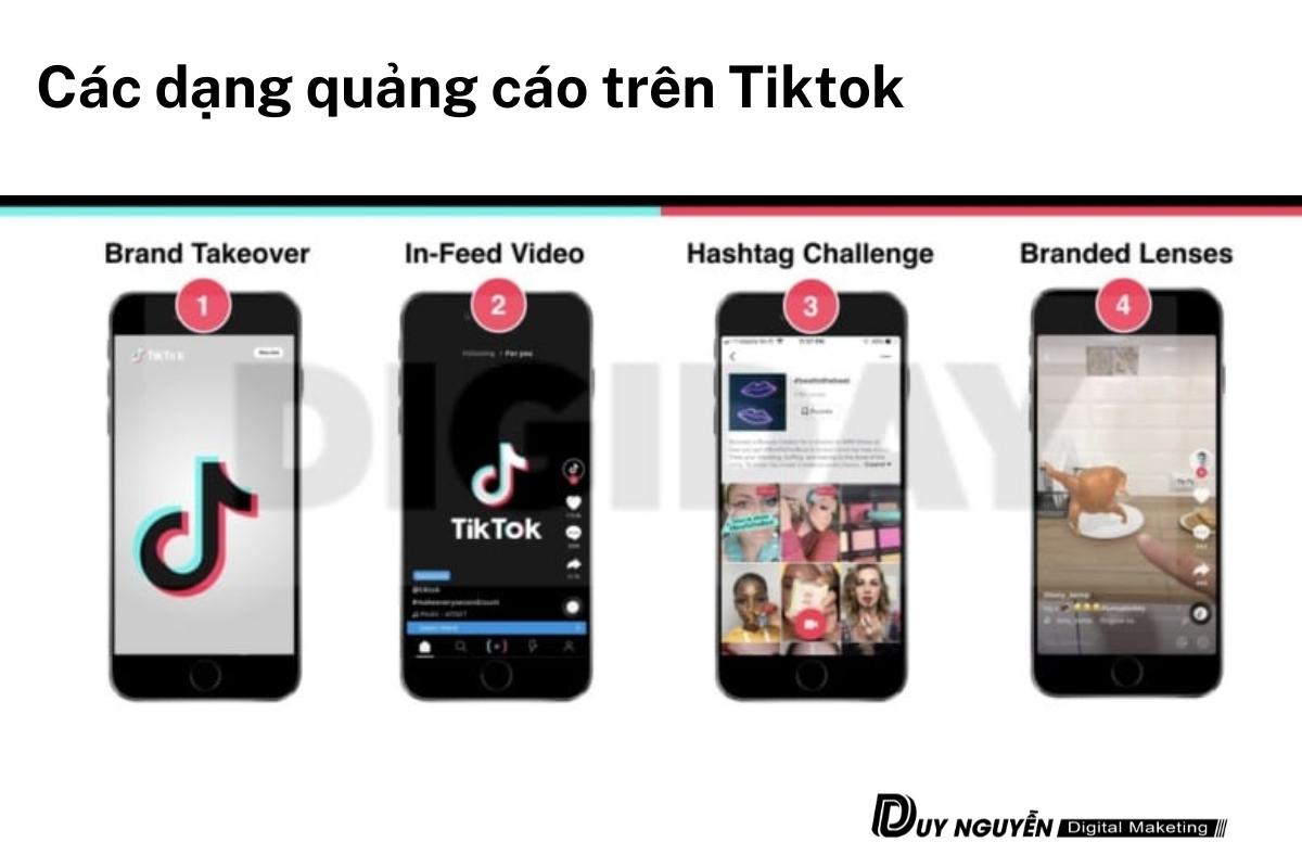 4 Các dạng quảng cáo tiktok