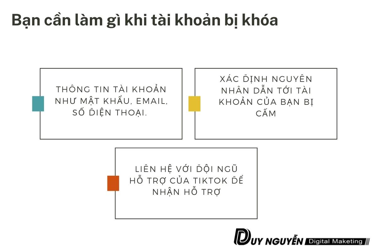 cần làm gì khi tài khoản bị khóa