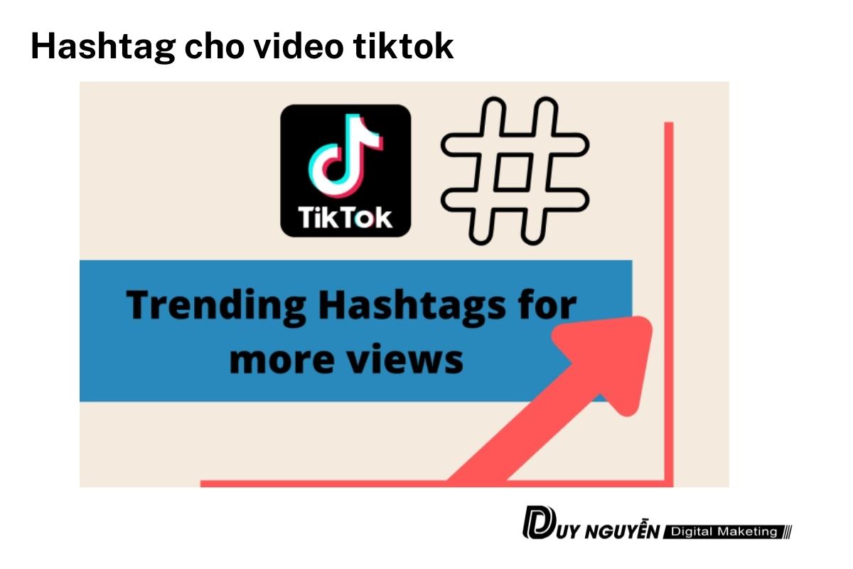 hashtag cho video tiktok