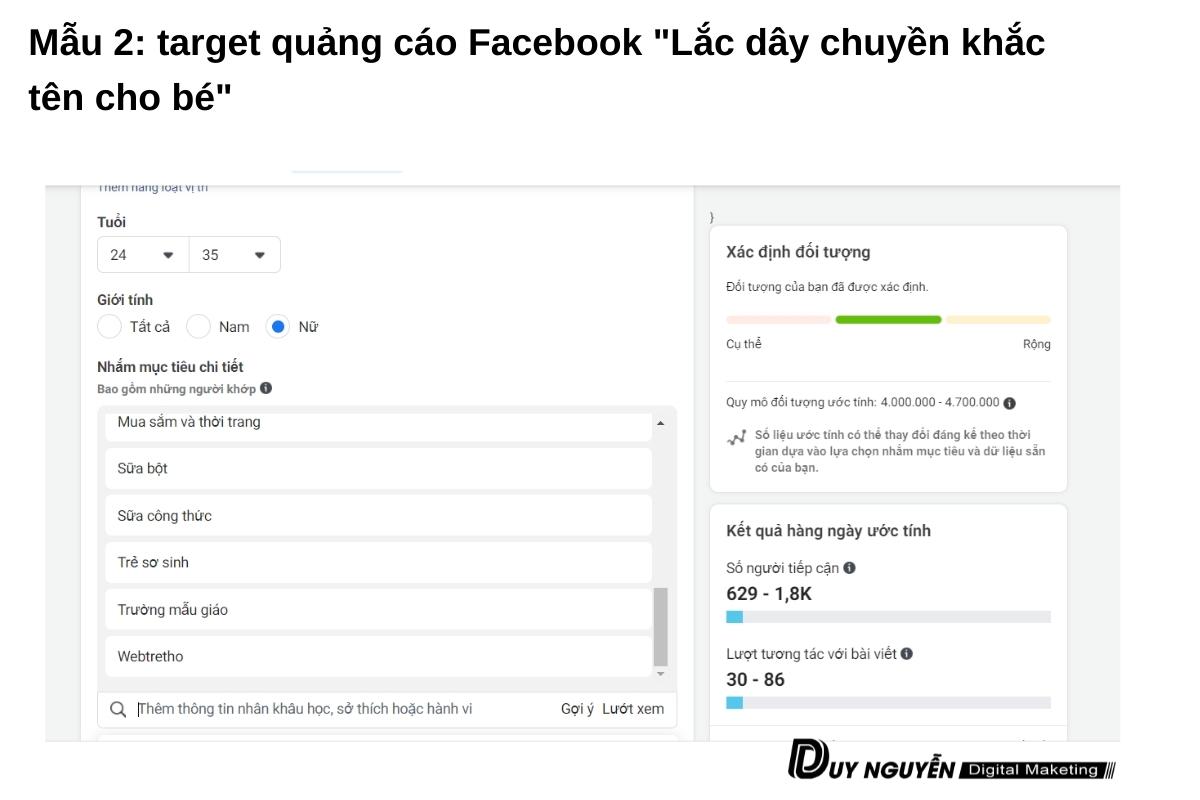 mẫu 2 target lắc dây chuyền khắc tên cho bé