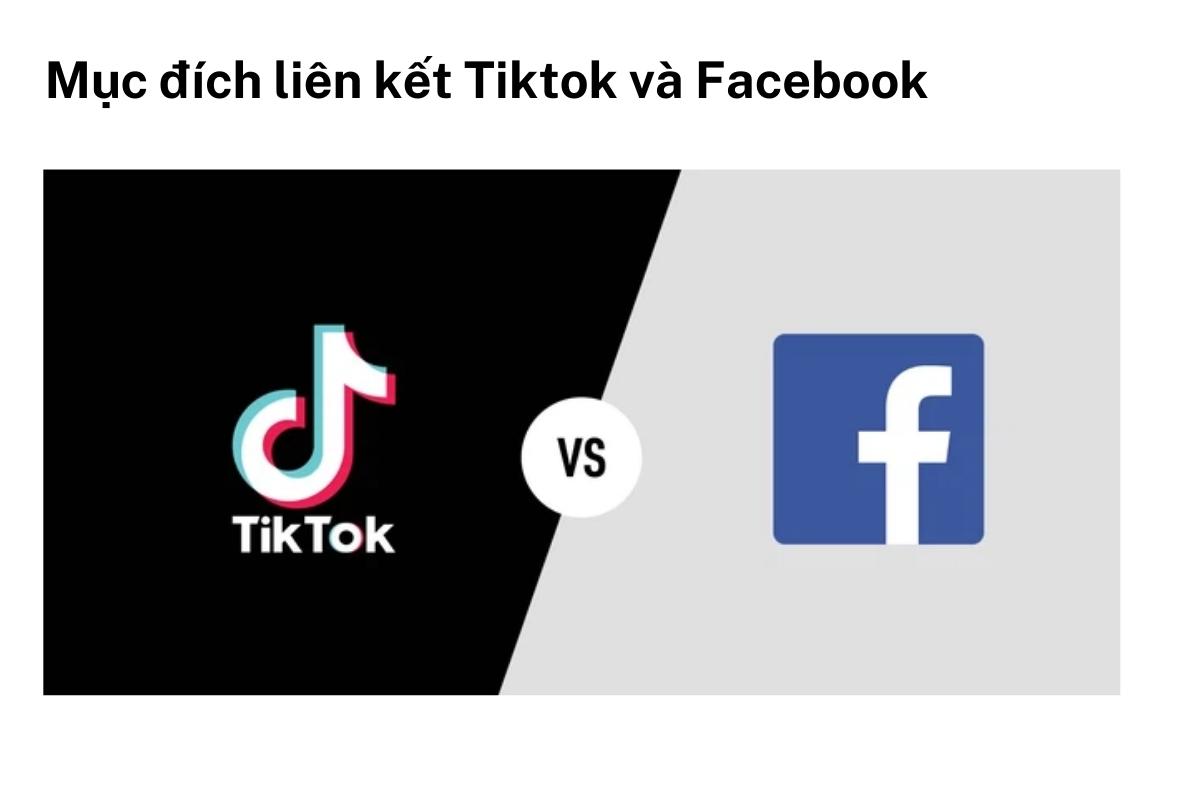 liên kết tiktok và facebook