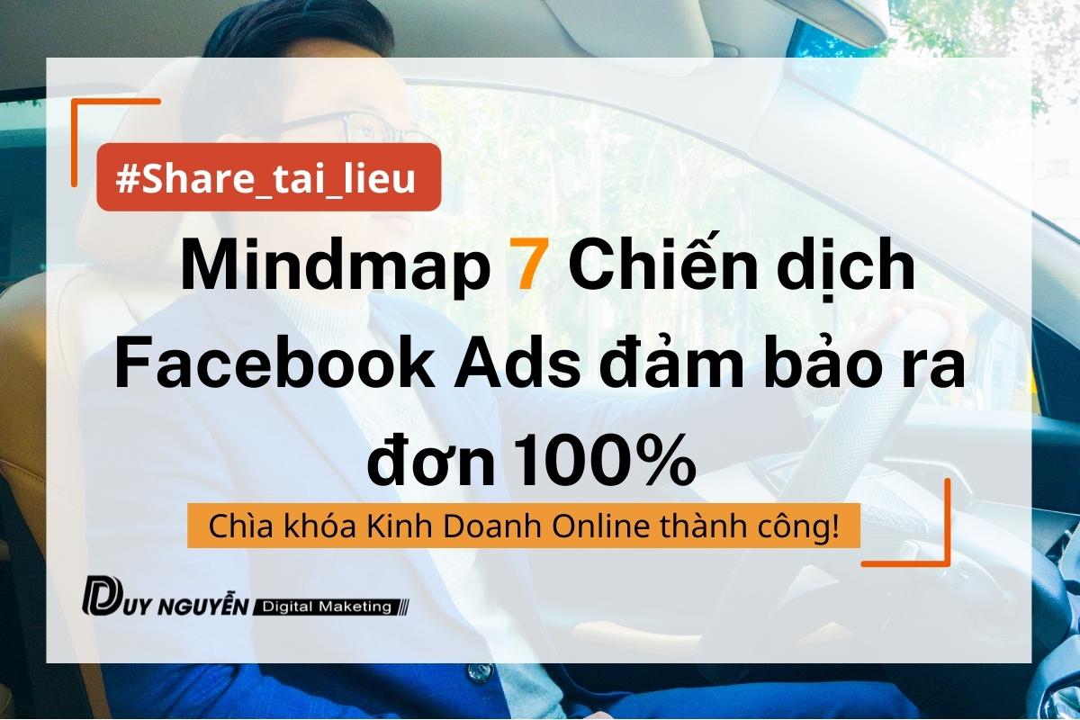 Mindmap 7 Chiến dịch Facebook Ads đảm bảo ra đơn 100%
