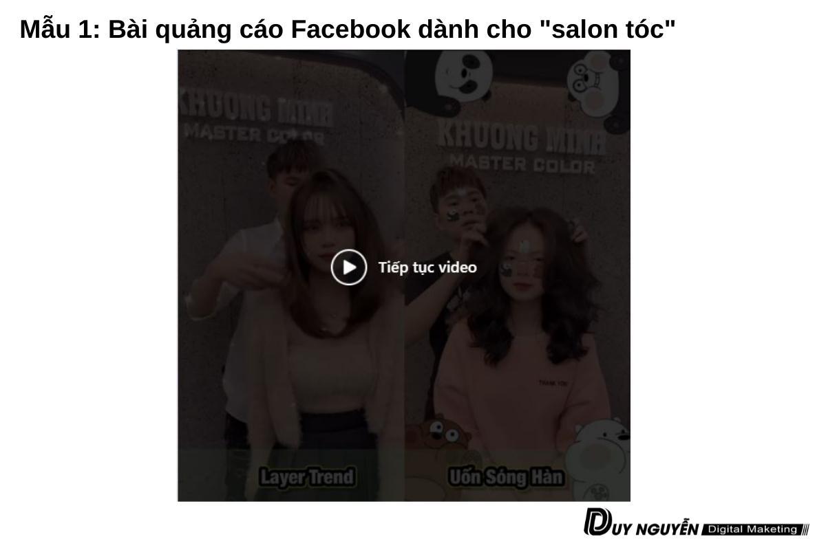 mẫu content salon tóc