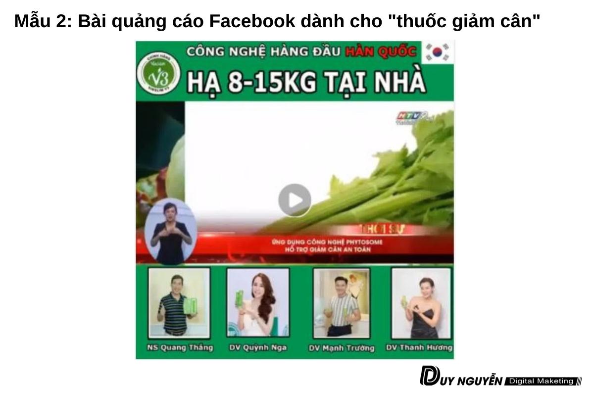 mẫu 2 content thuốc giảm cân