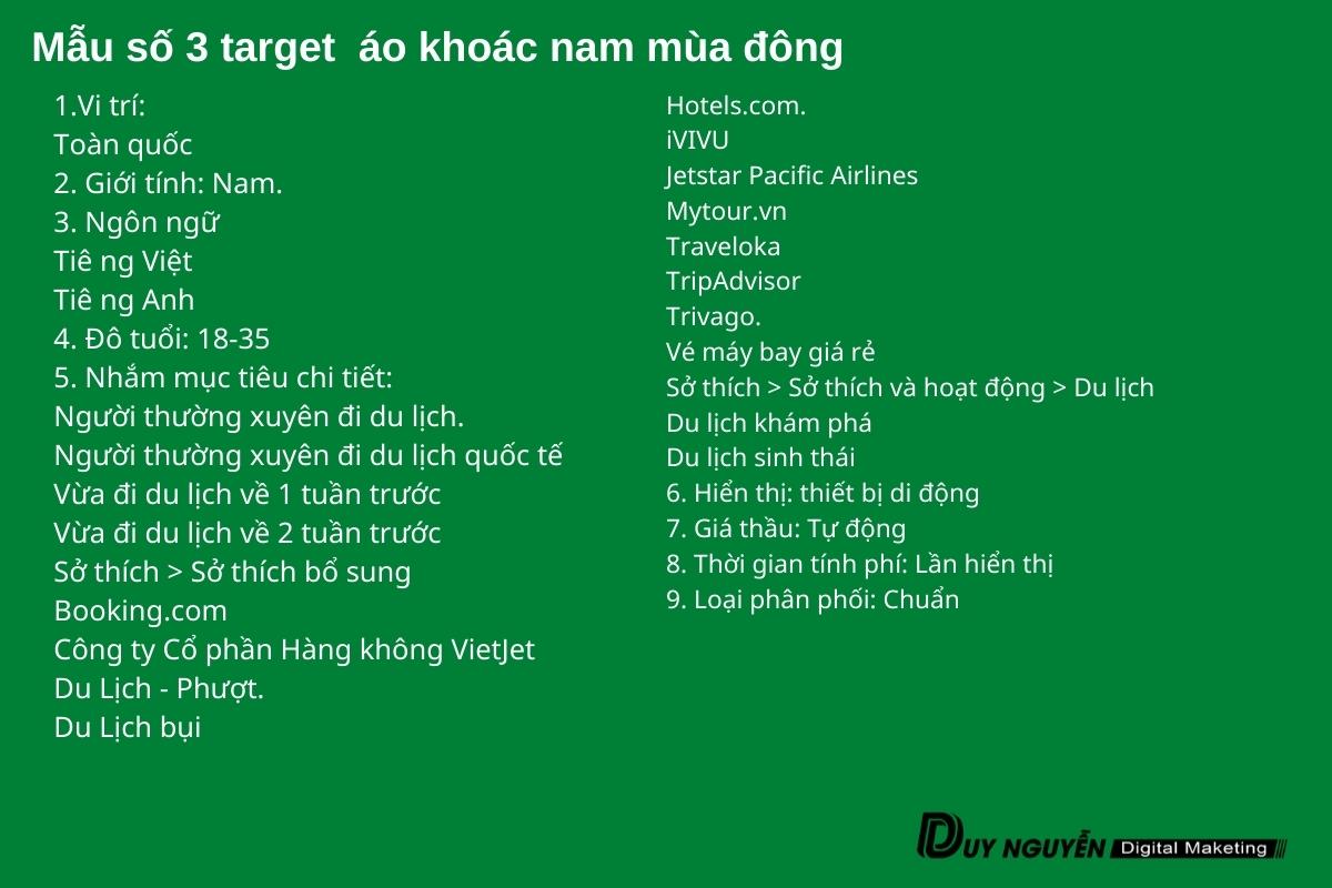 mẫu target số 3