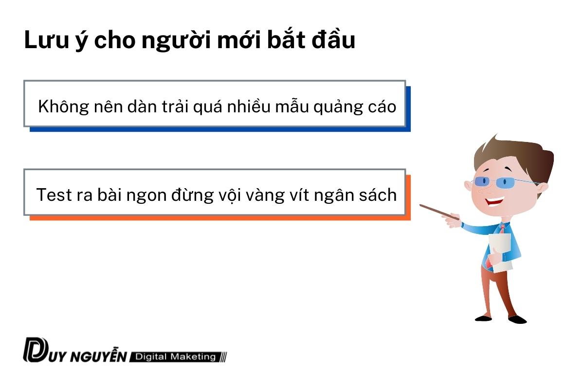 Lưu ý cho người mới bắt đầu