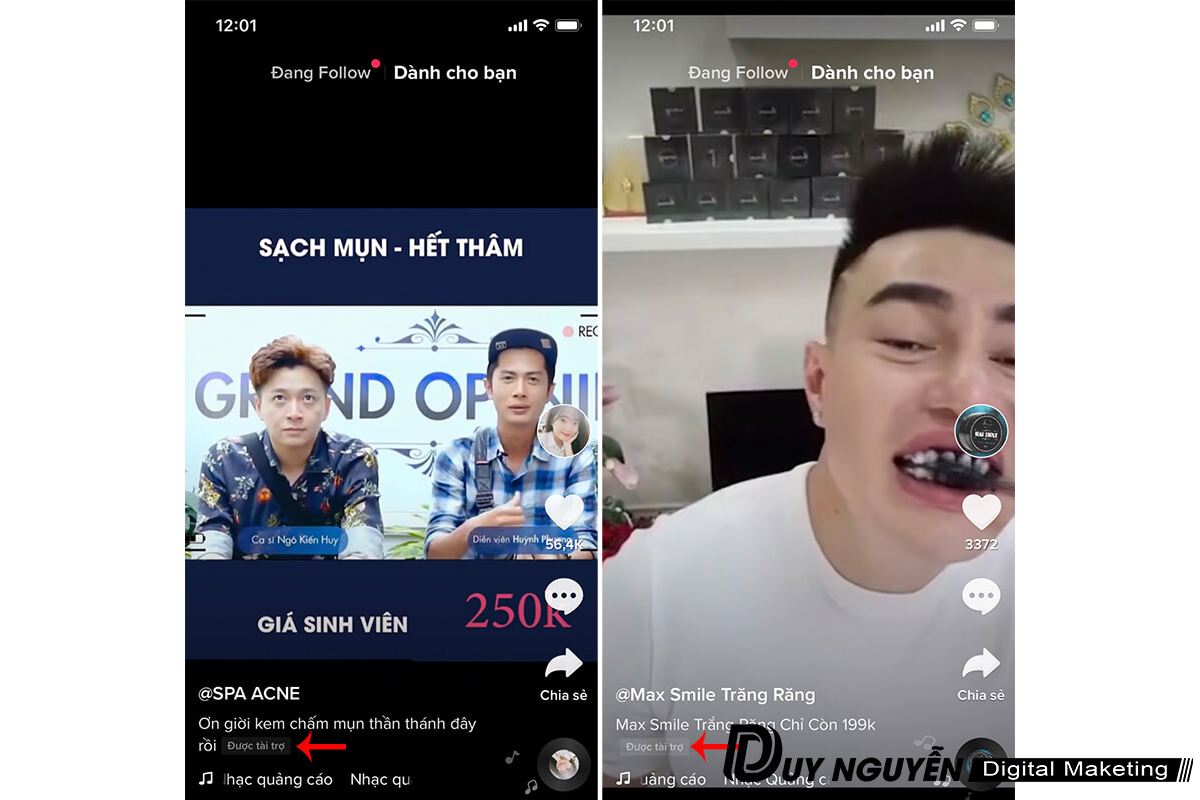 video quảng cáo tiktok