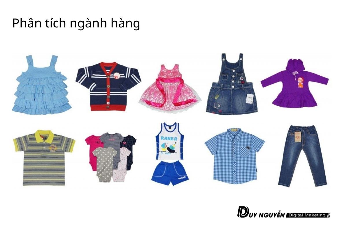 phân tích ngành hàng quần áo trẻ em