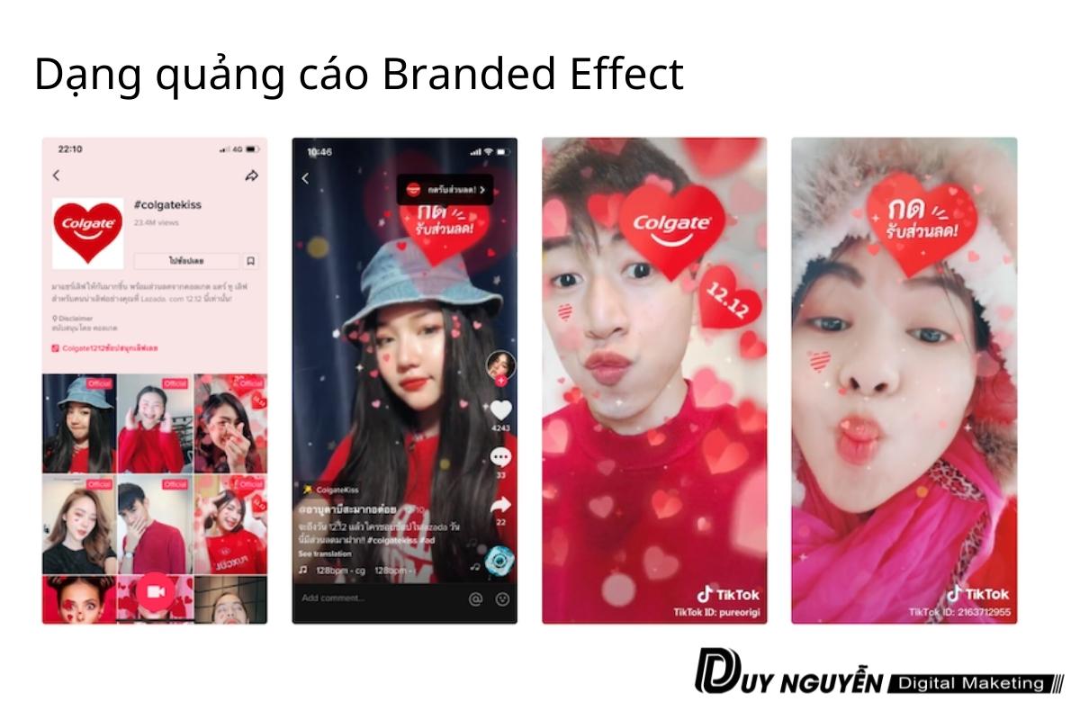 quảng cáo brand effect
