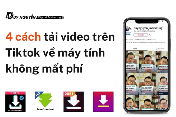 4 cách tải video trên tiktok về máy tính đơn giản không mất phí