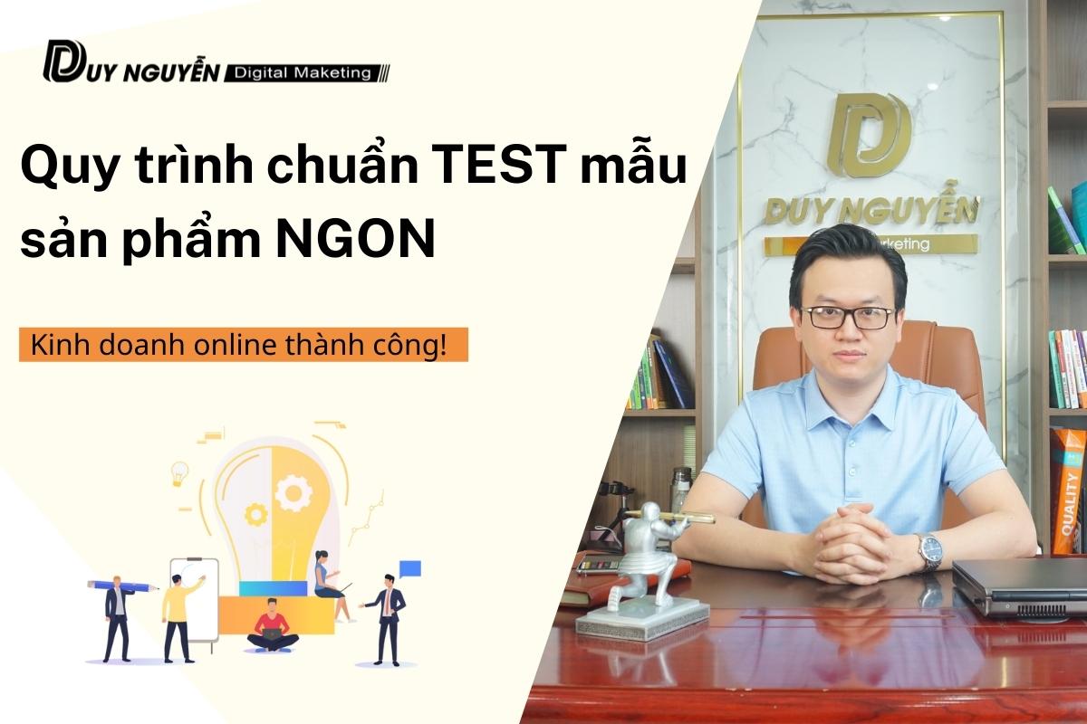 Quy trình chuẩn TEST mẫu sản phẩm NGON tại xưởng Việt Nam 