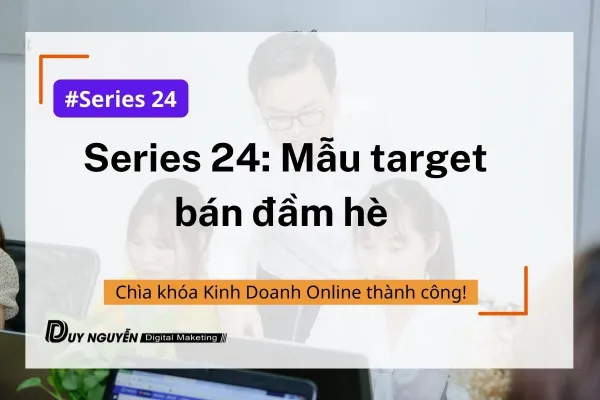 Series 24: Mẫu target bán váy/đầm hè 