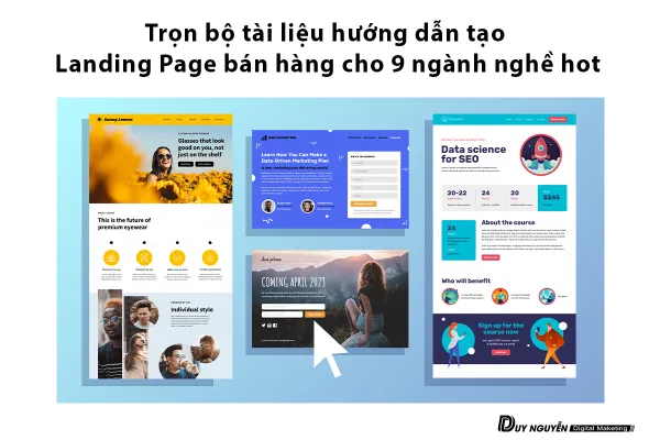 Trọn bộ tài liệu hướng dẫn tạo Landing Page bán hàng cho 9 ngành nghề hot