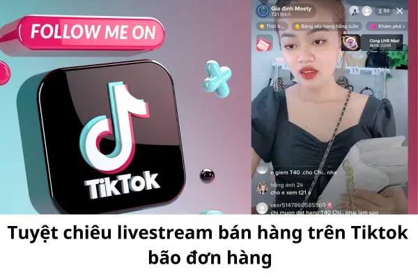 Tuyệt chiêu livestream bán hàng trên tiktok bão đơn hàng