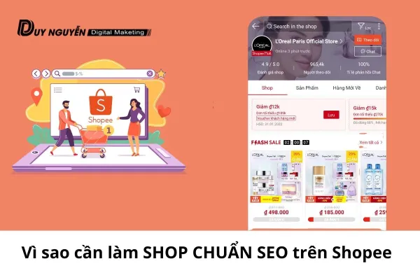 Vì sao cần làm SHOP CHUẨN SEO trên Shopee